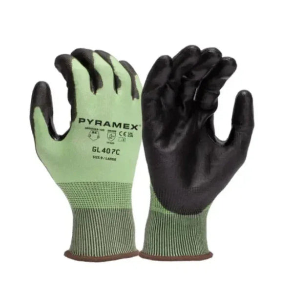 Working Gloves H/D Green And Black