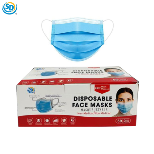 Blue Disposable Face Mask -50pk