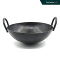 Iron Kadai No.4 Big Size Flat Bottom 8 Litres