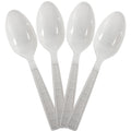 Disposable White Plastic Spoons