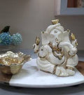 Ganesh Ji Med. Size W/WOODEN Base Marble