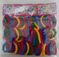 Fancy Colored Hair Rubber Bands Big Packets