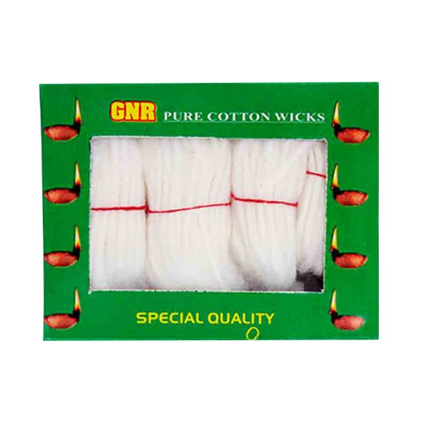 Cotton Wicks Long Thick W/RED Ends Med. Pkts.