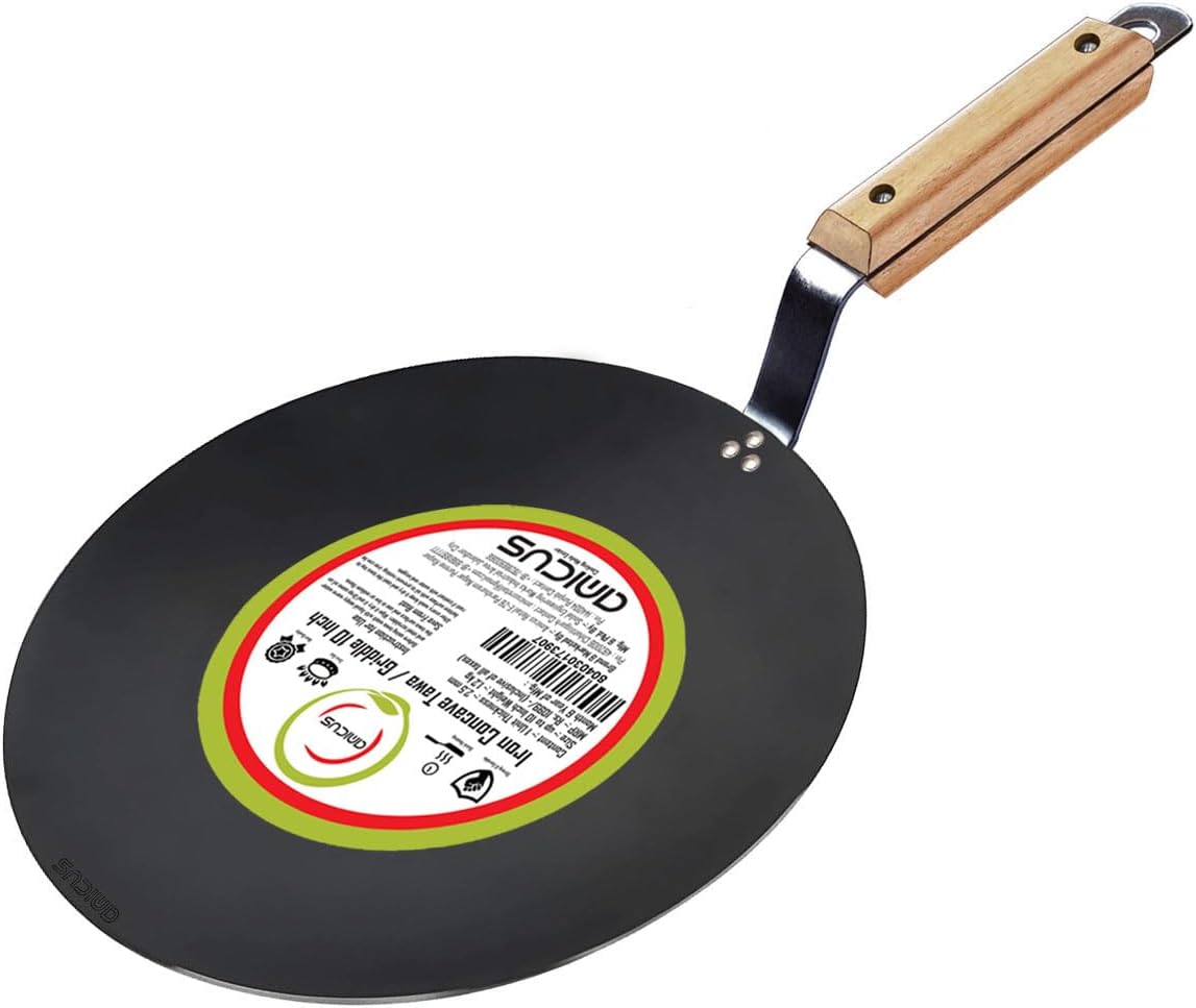 Iron Tawa Regular- Round Concave 10"