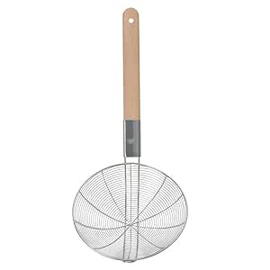 All Steel Puri Skimmer W/WOODEN Handle H/D