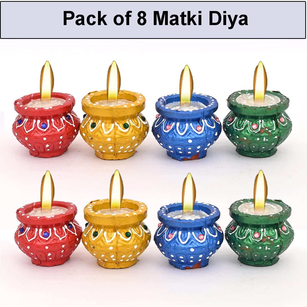 Designer Flourescent Matki Deeye-6pk