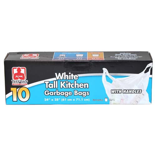 Kitchen Bags White 10pk
