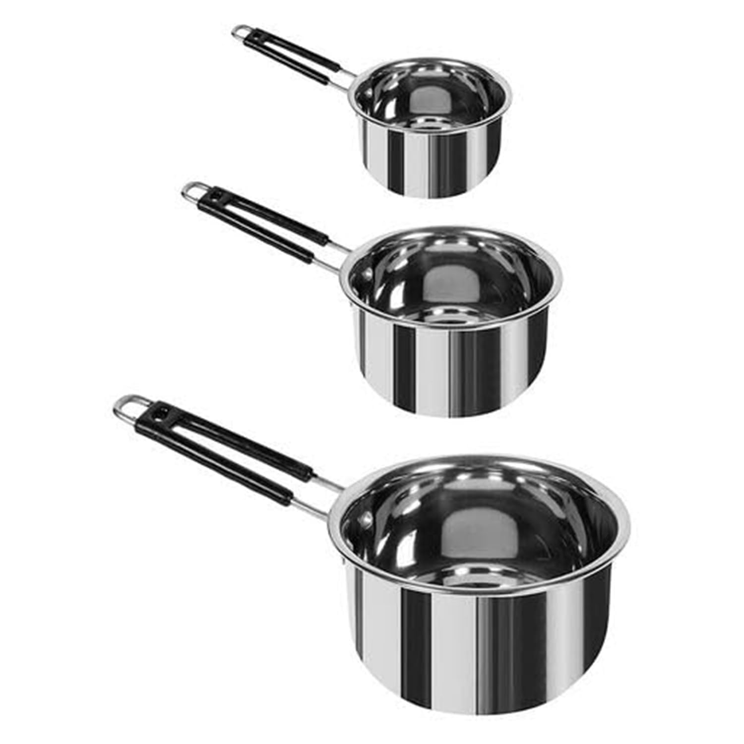 St. Steel Tea Pan Set Of 3pcs.