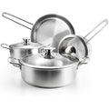 St. Steel Heavy Duty Pot Set 0f 7