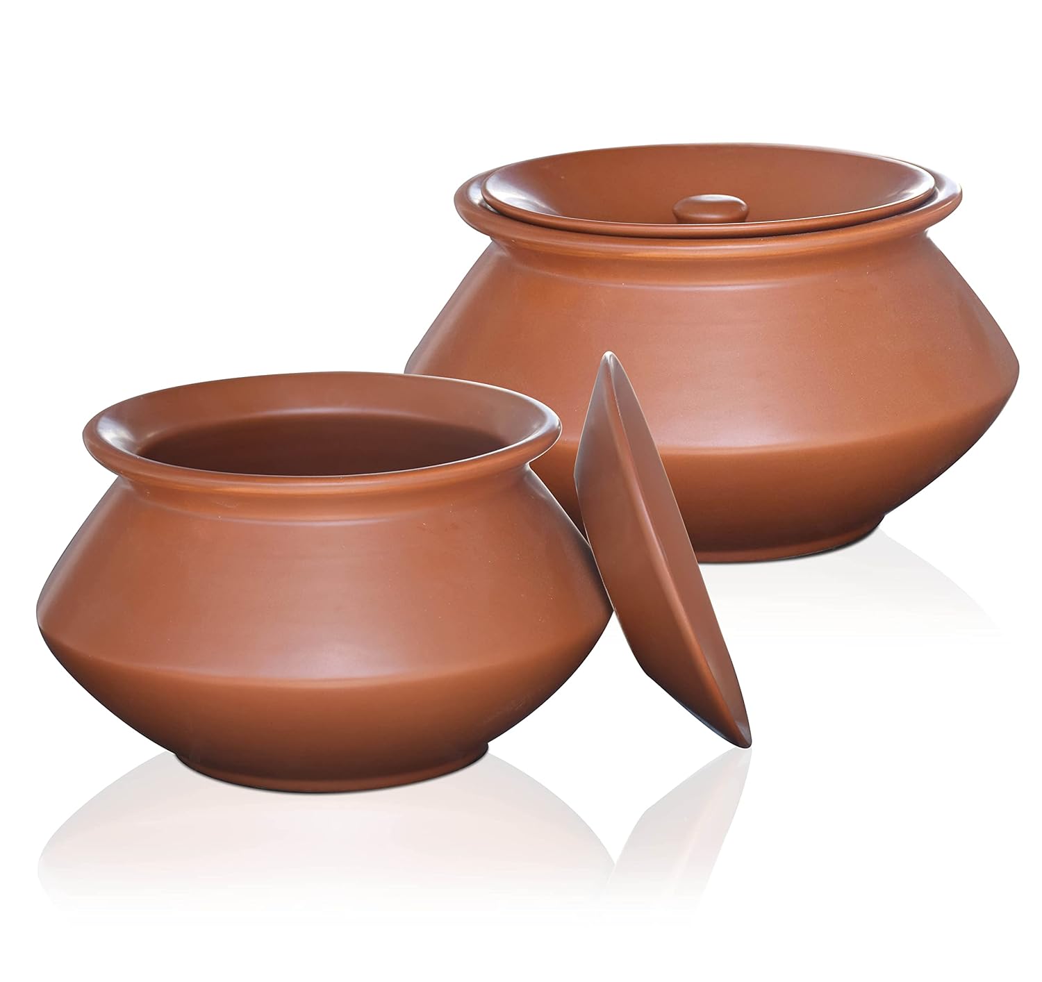 Hardened Clay Dahi Handi Big Size 2 Litres