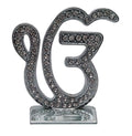 Ik Omkar Stone Studded Metallic Car Display