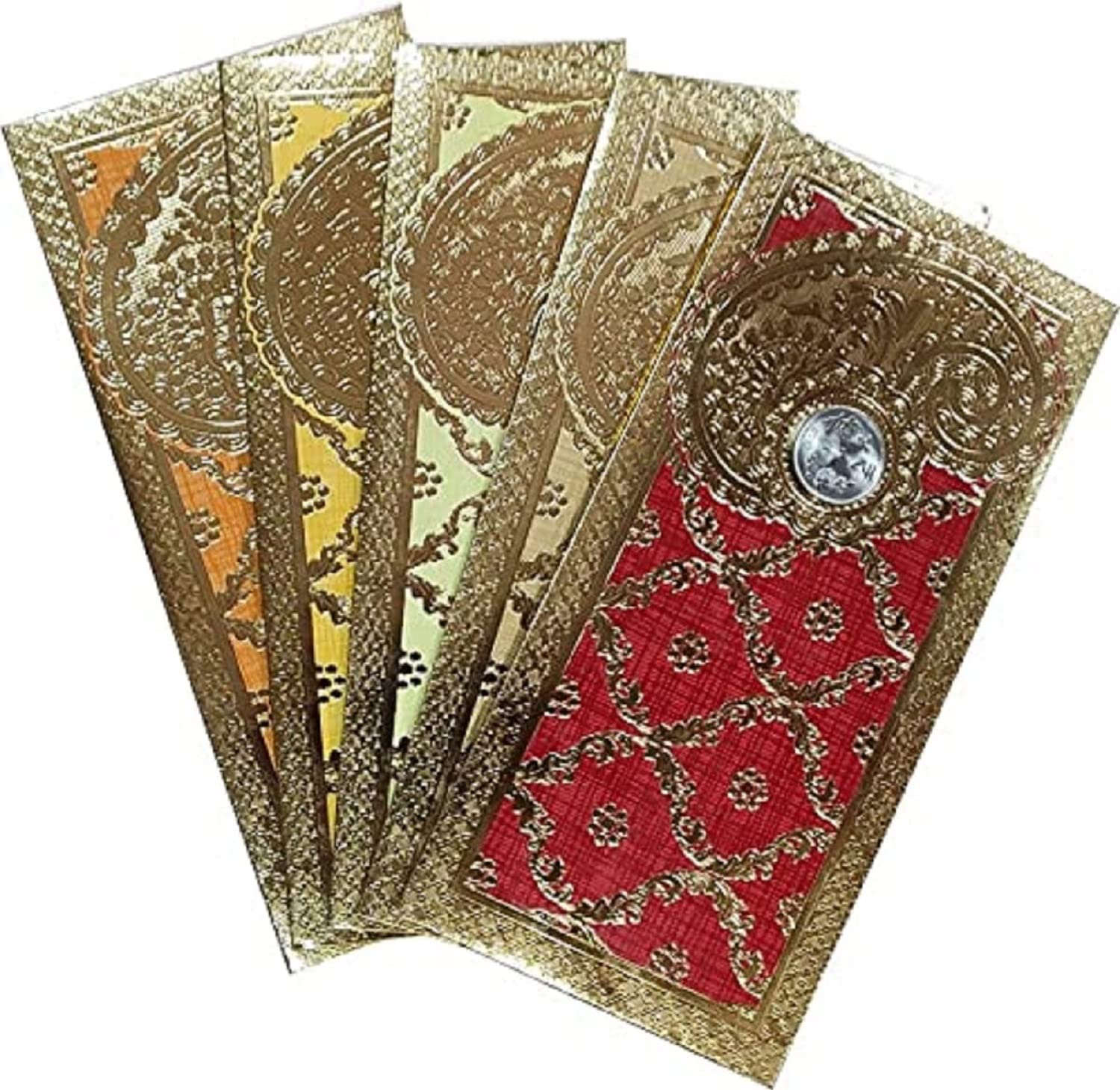 Designer Golden Sagan Envelopes