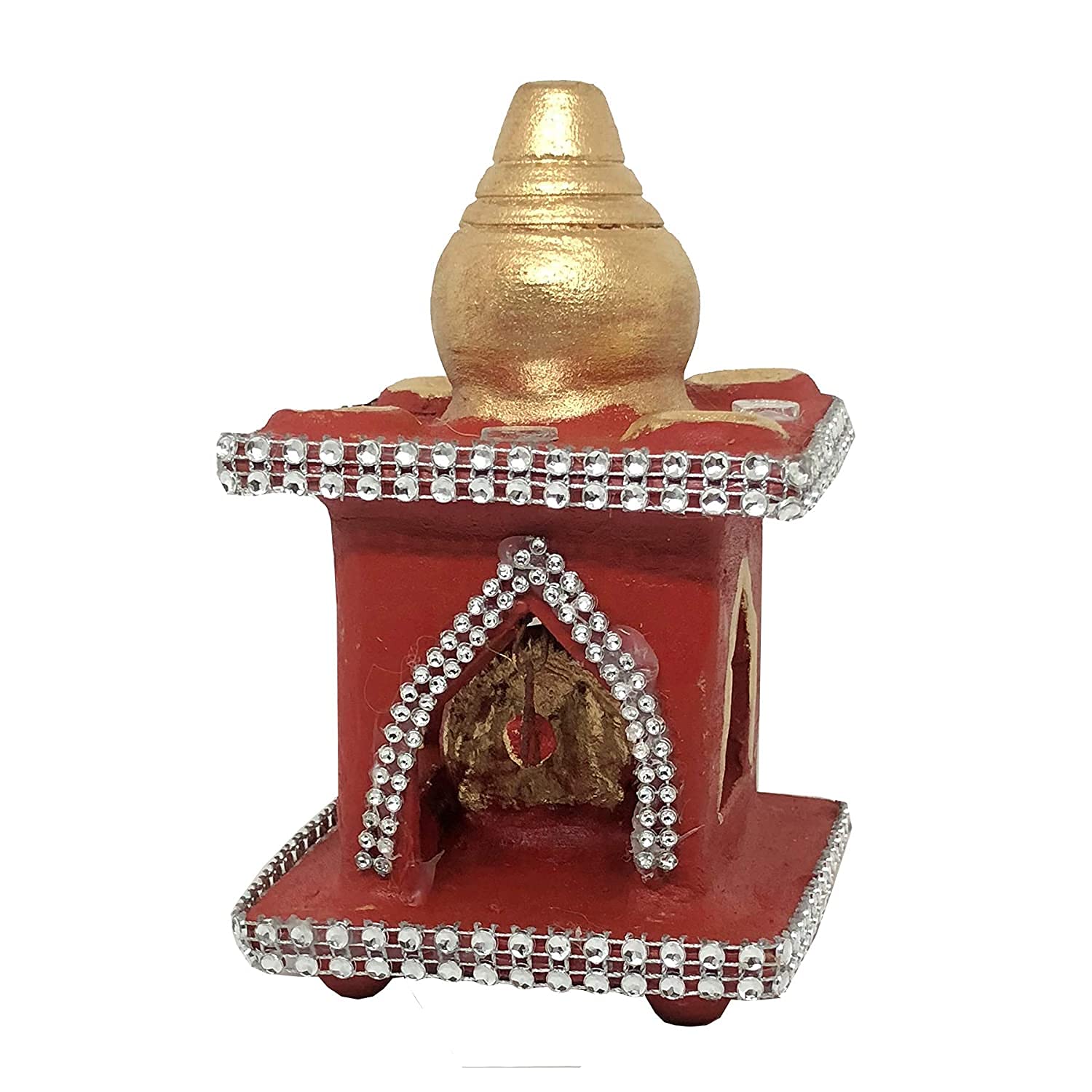 Diwali Temple-red Colored Small Hatdi