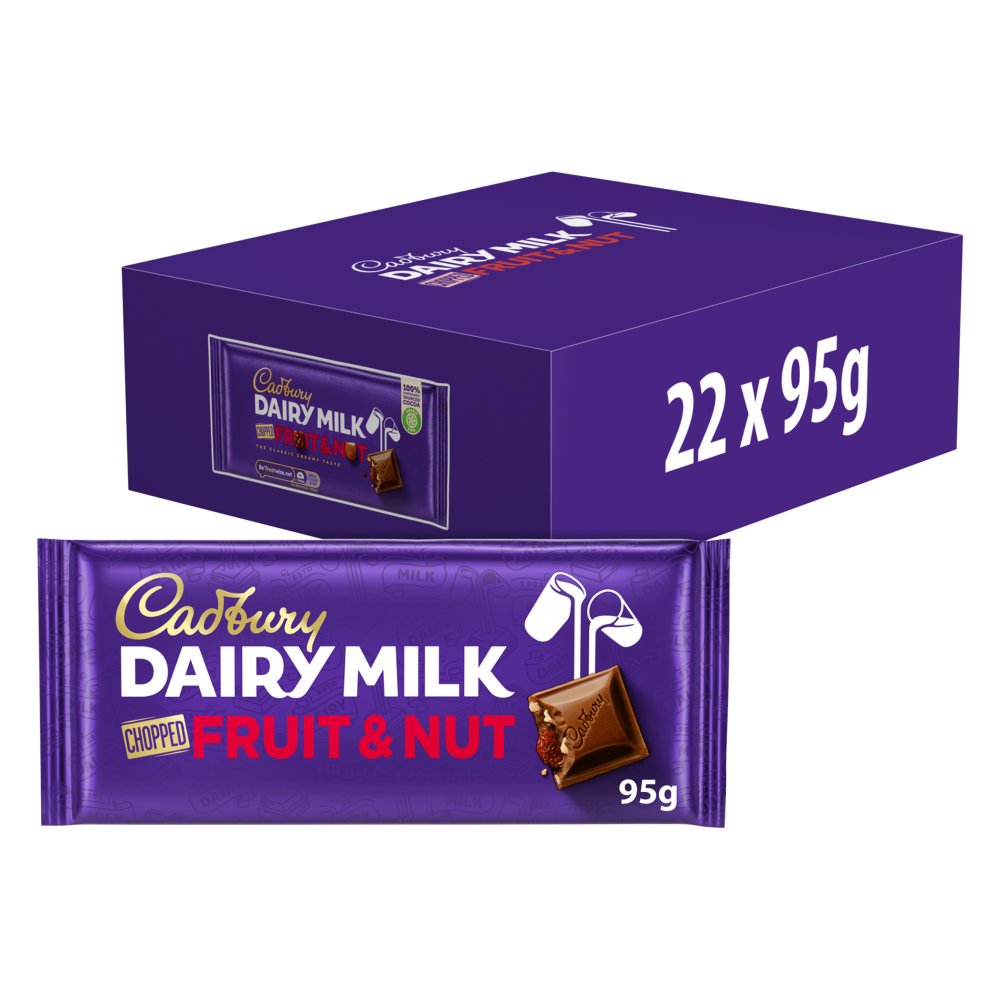Cadbury's Dairy Milk Big Bar 95gms Fruit N Nut
