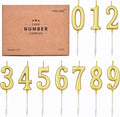 Numbered Birthday Candles