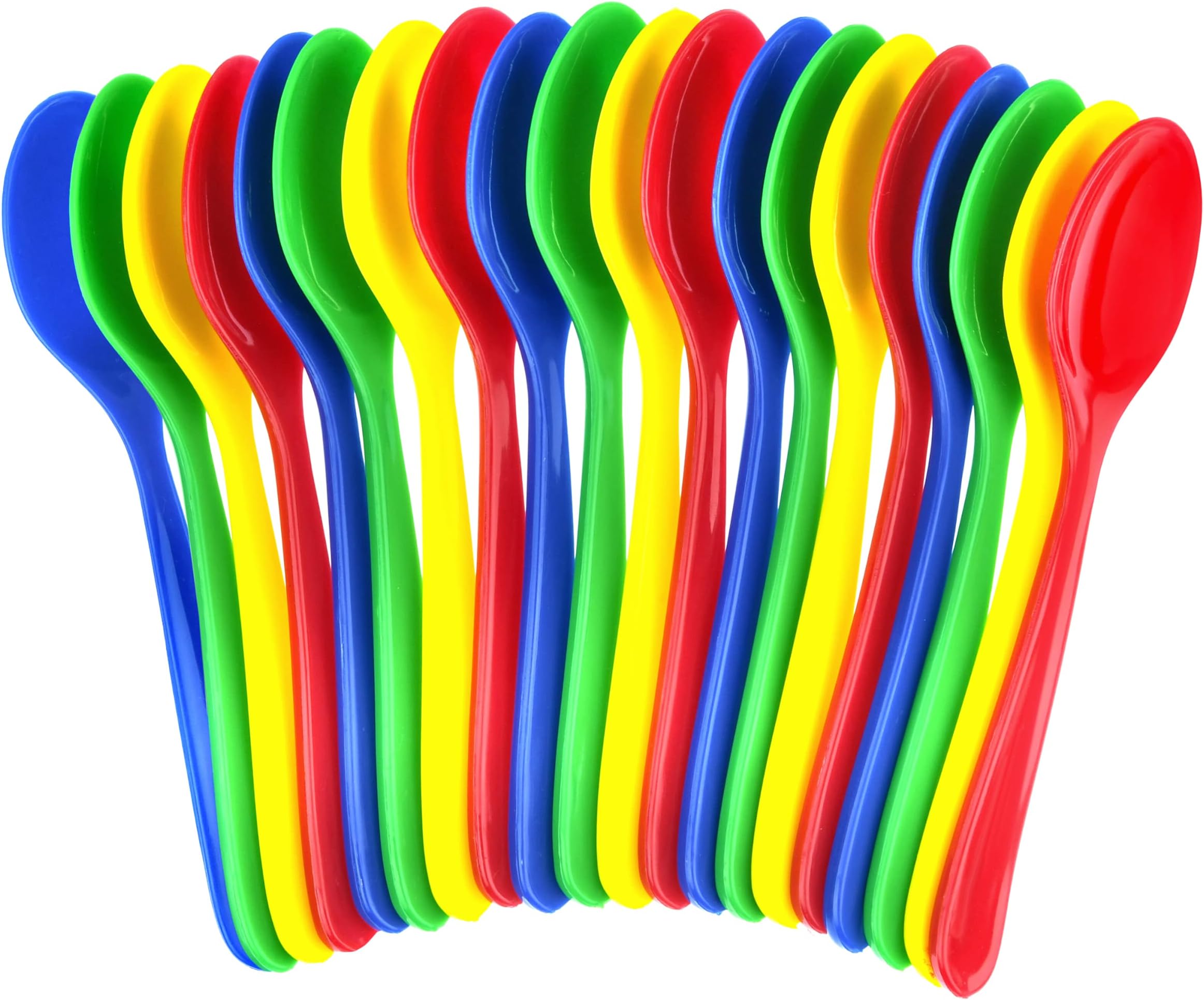 Plastic Spoons Colored 18pk