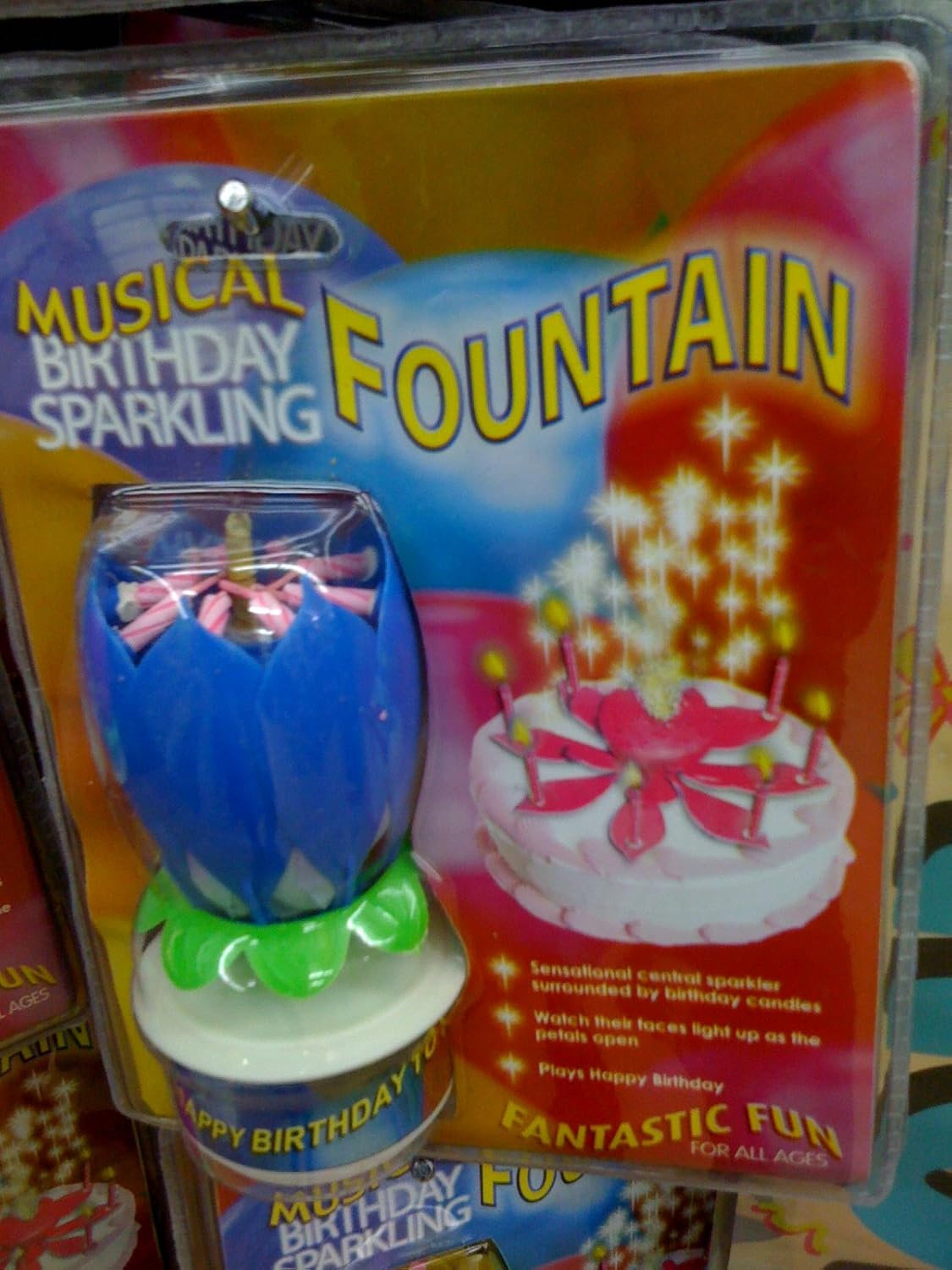 Fountain Birthday Musical Candle