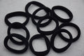 Hair Rubber Bands Black Nylon