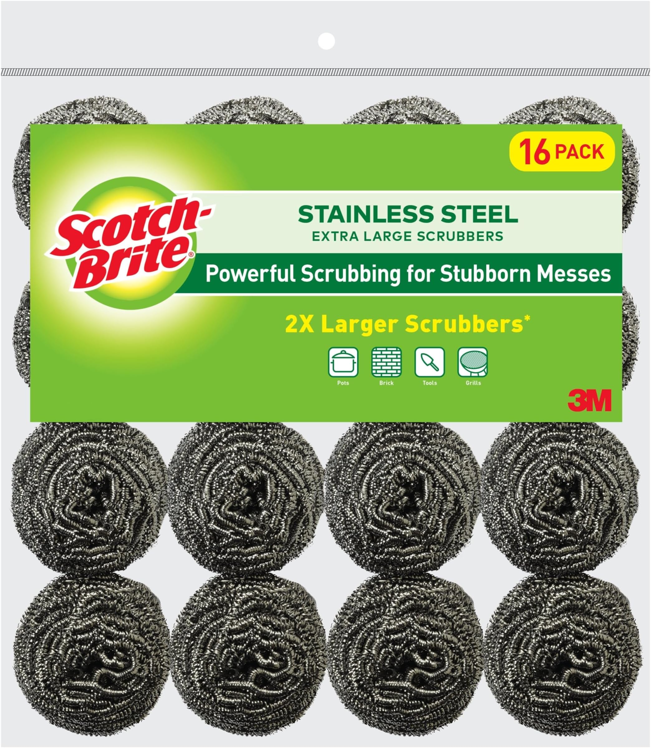 St.steel Scrubbers-1pk