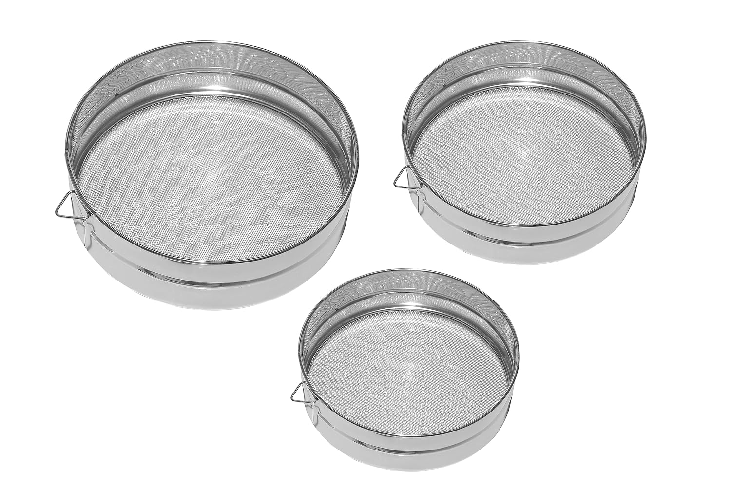 St. Steel Atta Strainers 3-pk