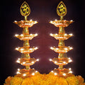 Diwali Temple Golden W/DECORATIONS