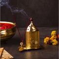 Brass Deeya With Incense Holder