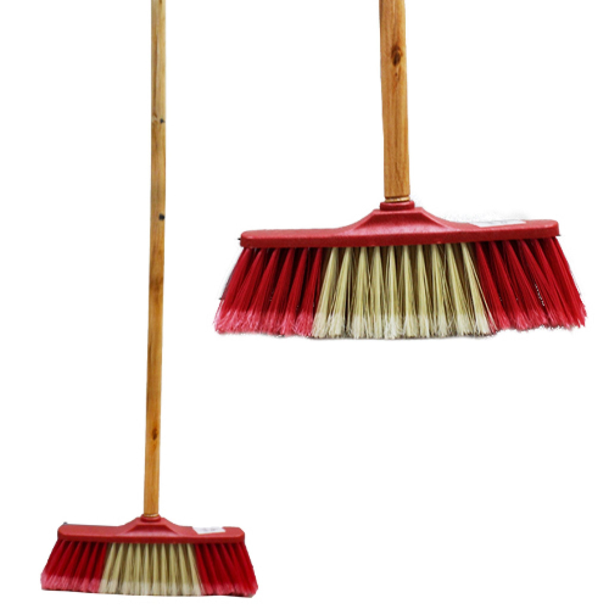 Brooms W/WOODEN Handle