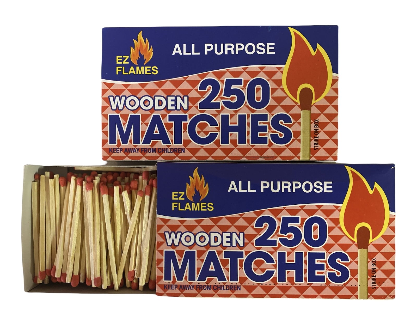 Matches 250 Count-2pk