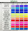Designer Big Deeye Flourescent Colors 6-pk