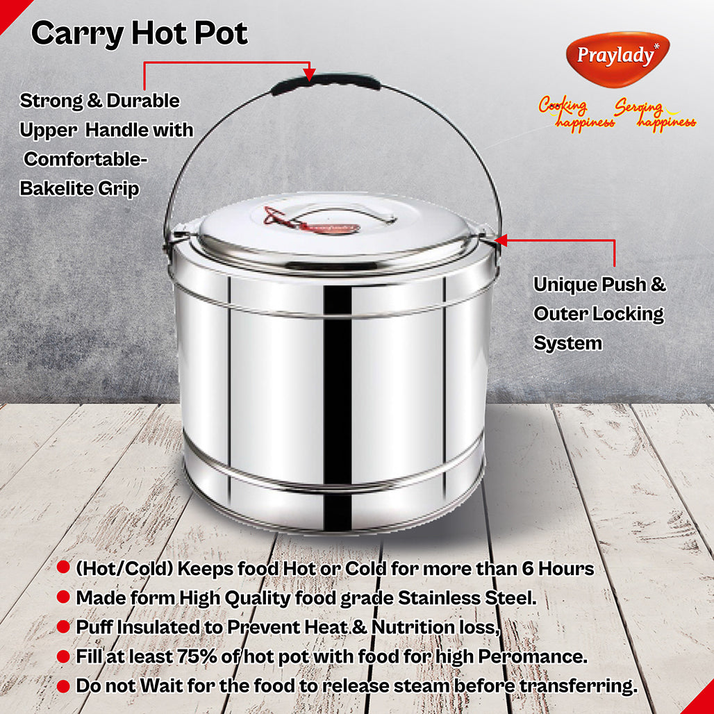 St. Steel Hot Pot Mantra 2200mm W/CARRY Handle