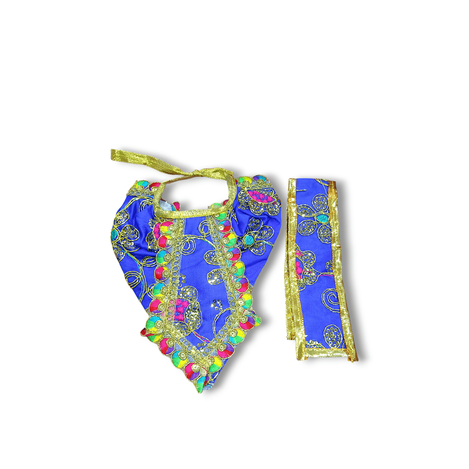 Ganesh Ji Med. W/PRINTED Designer Dhoti