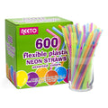 Flexible Neon Color Straws
