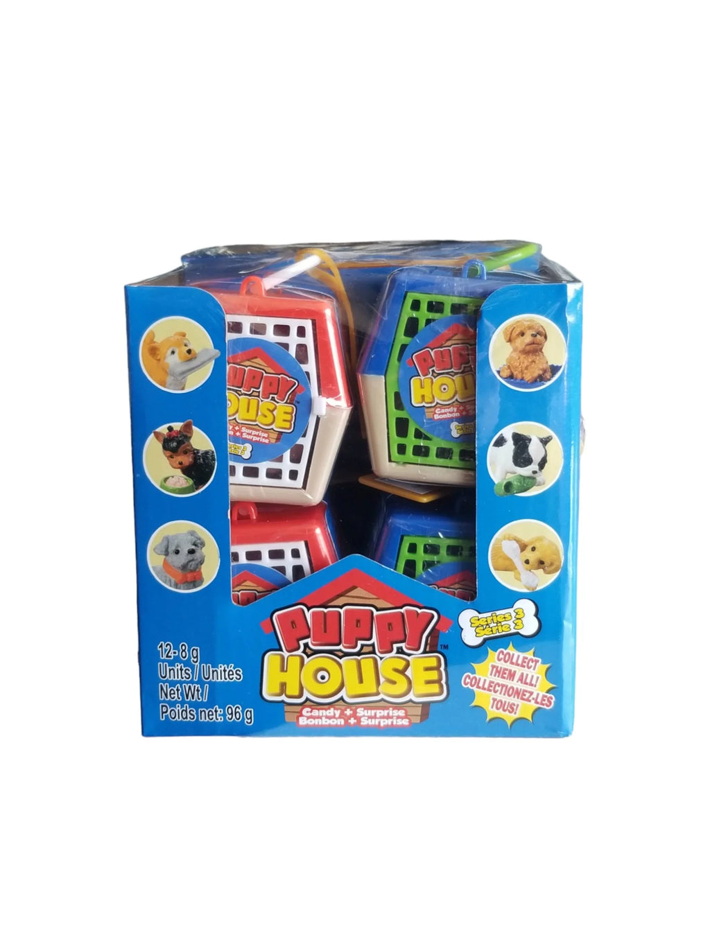 Toy Candy Puppy House 12-pk