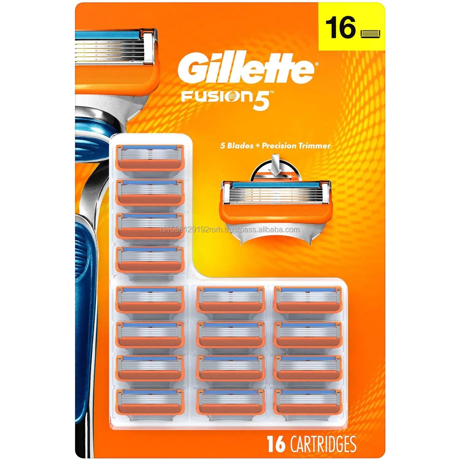 Gillete 5 Blades Razors With Three Blades