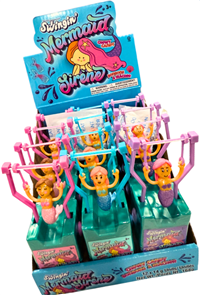 Toy Candy Swinging Mermaid 12-pk