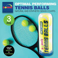 Extra Bouncy Tennis Balls 3pk In A Display Jar