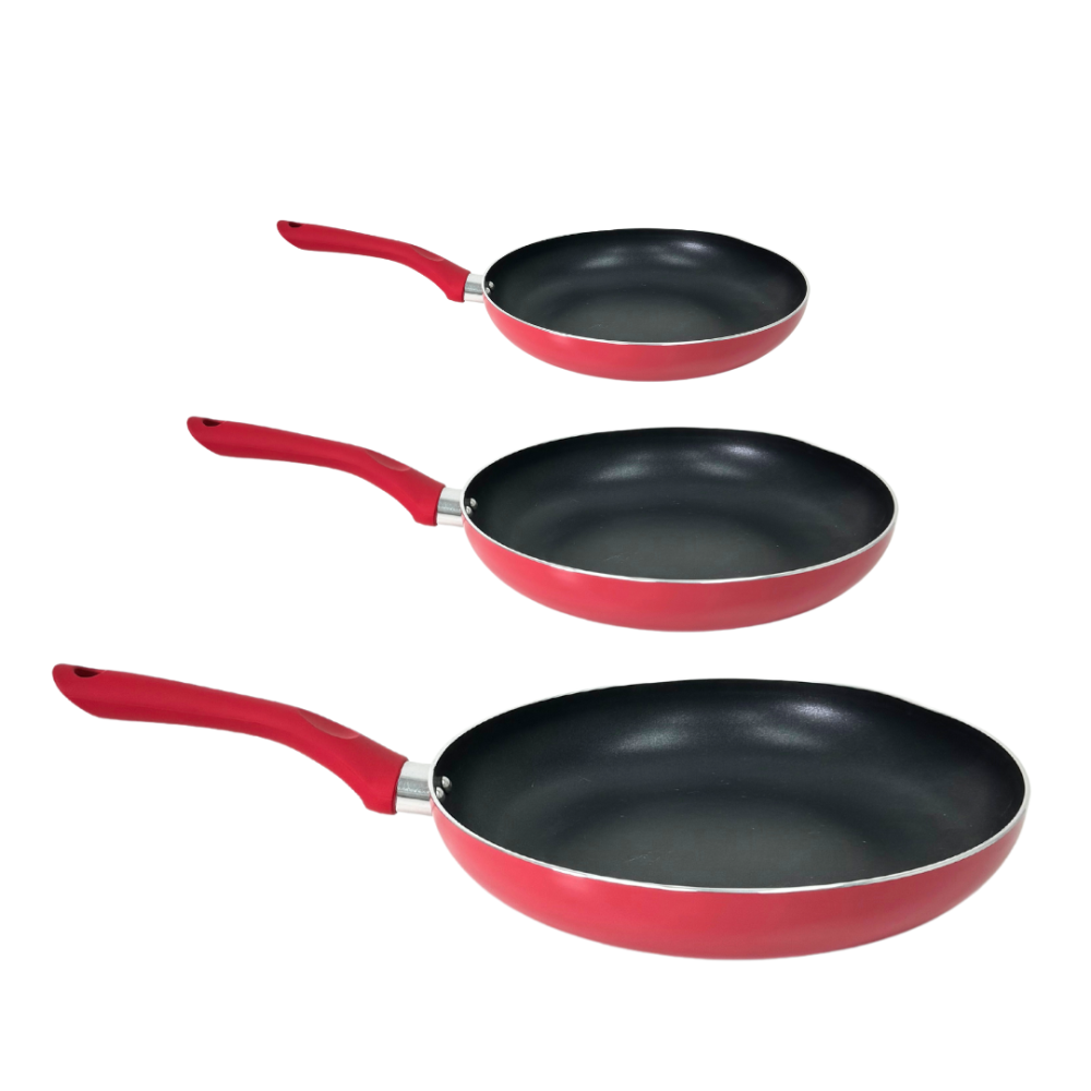 Al. Fry Pan Set Of 3pcs.