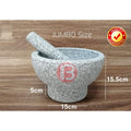 Mortar Pestle H/D Jumbo Size With Jumbo H/D Pestle AS