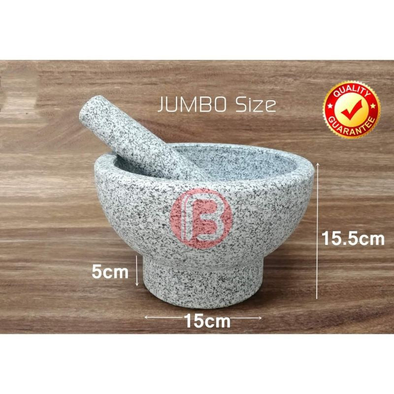 Mortar Pestle H/D Jumbo Size With Jumbo H/D Pestle AS