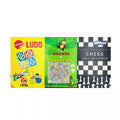 3-in-1 Ludo Game Set-snakes & LADDERS/LUDO/CHESS
