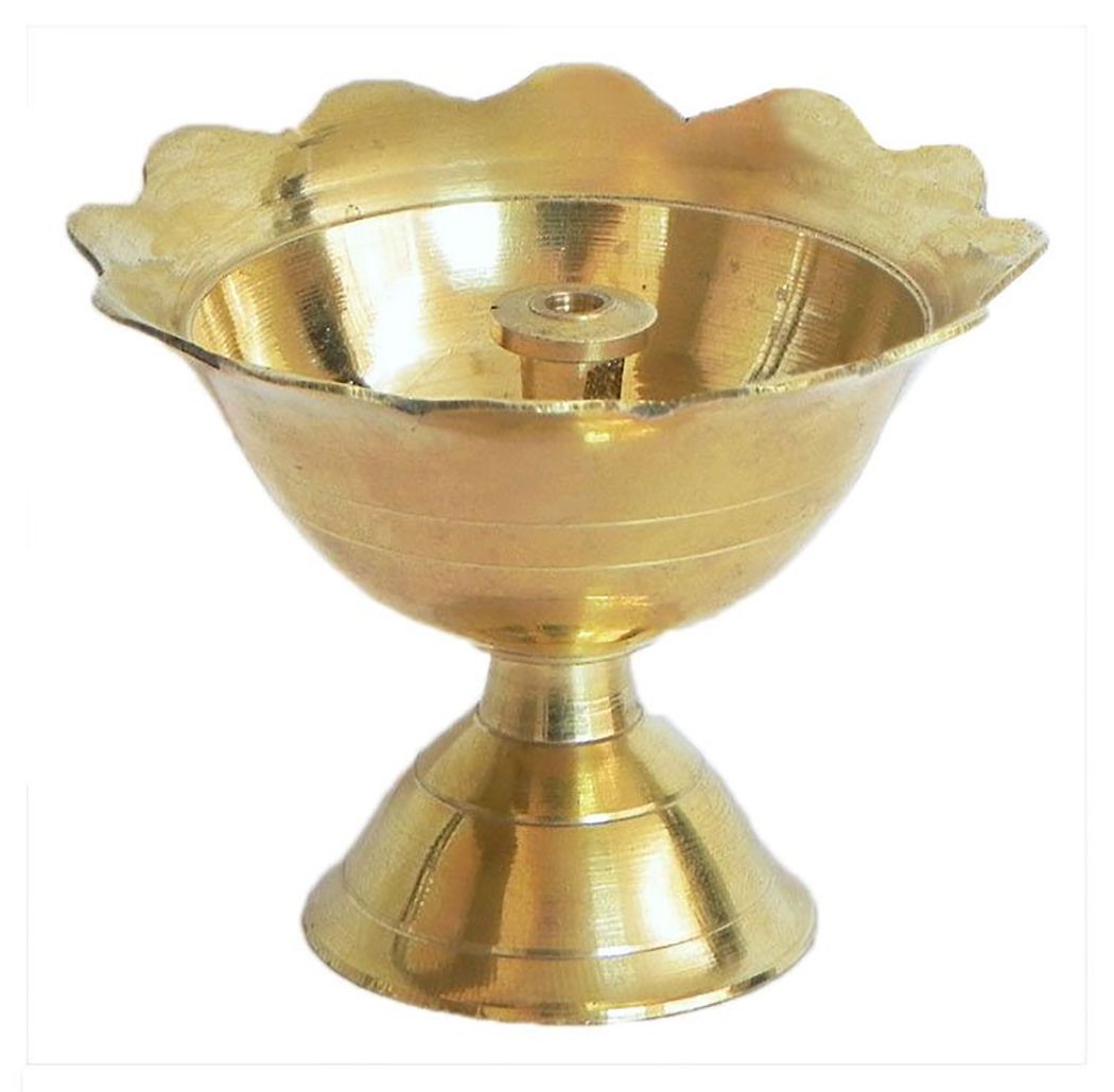 Devdas Brass Deeya Medium Size H/D