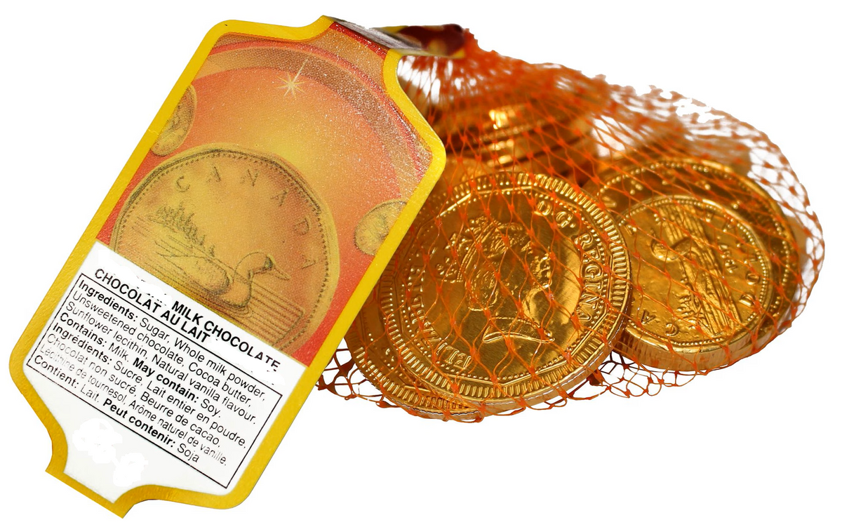 Loonie & Toonie Choc.coin 300 gms jar