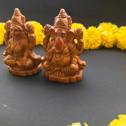 Luxmi Ji Medium Size Clay Yellow