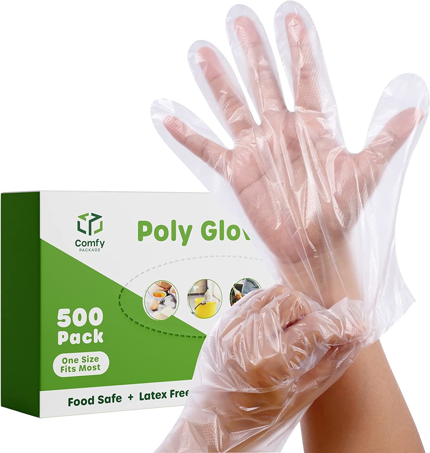 Disposable Plastic Gloves -500pk