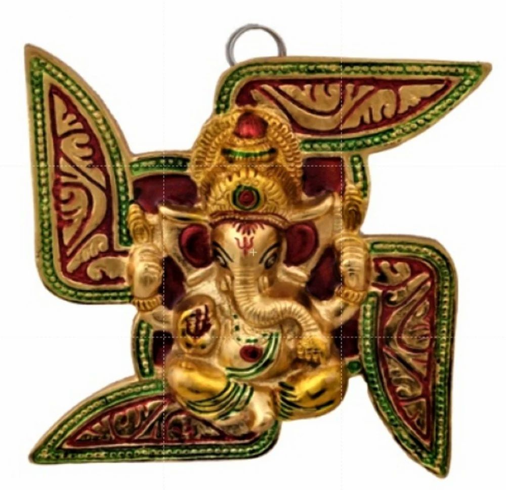 Ganesh Ji Hangings Gold & Silver Plated