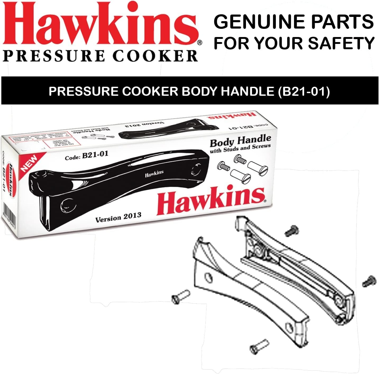 Hawkin's Pressure Cooker Plastic Handle Set