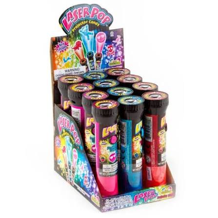 Toy Candy Laser Pop projector 12-pk