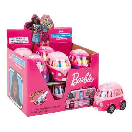 Toy Candy Barbie Camper Van 12-pk