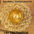 Designer Golden Diwali Temple Round 0179