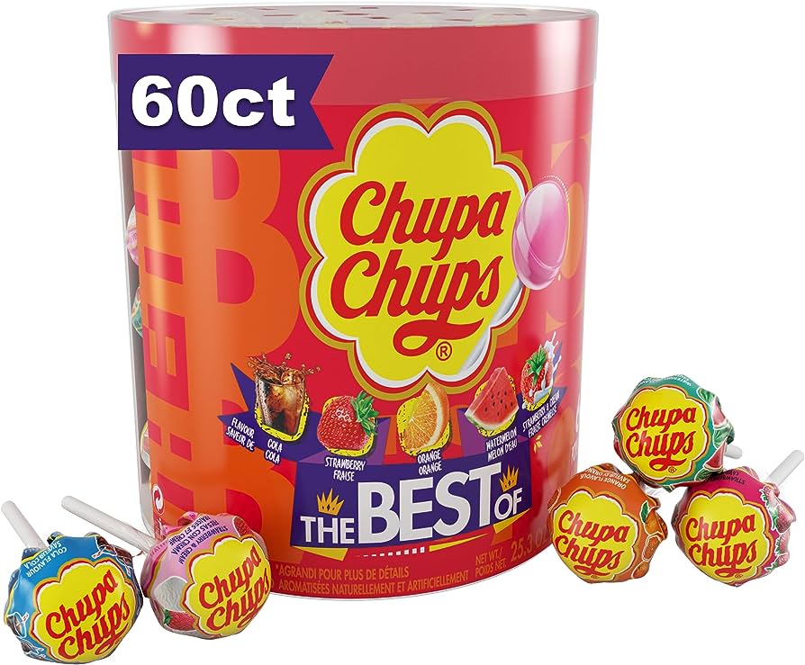 Chupa Chup Lollipops-60pk